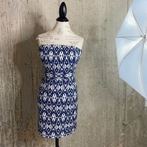 Bananas Republic strapless dress EUC